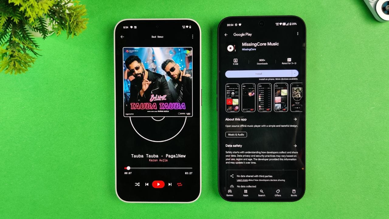 Third party Nothing Music App