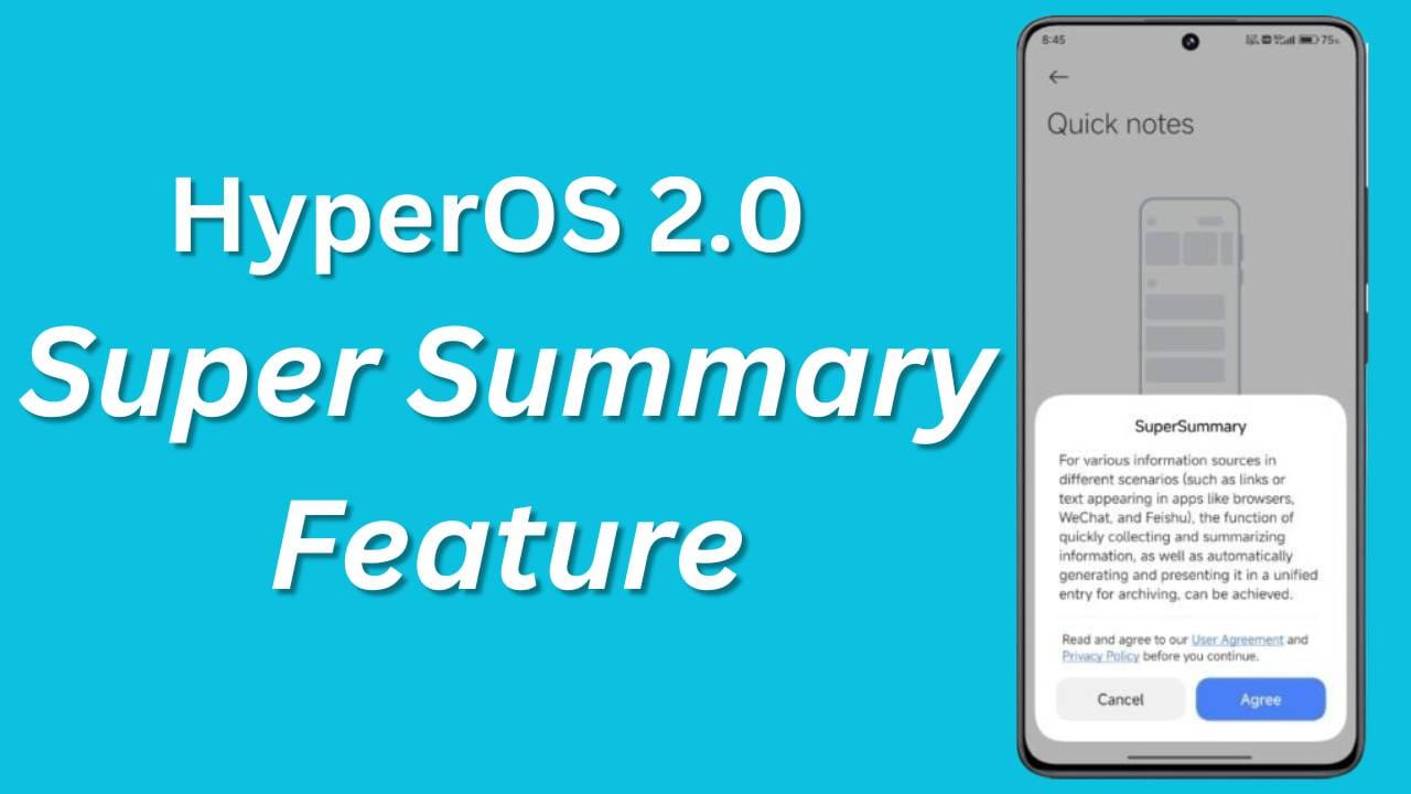 HyperOS 2.0 Super Summary Feature