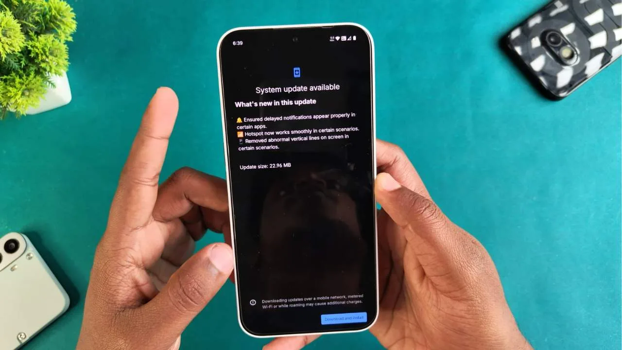 Nothing OS 3.0 Hotfix update for Nothing Phone 2a