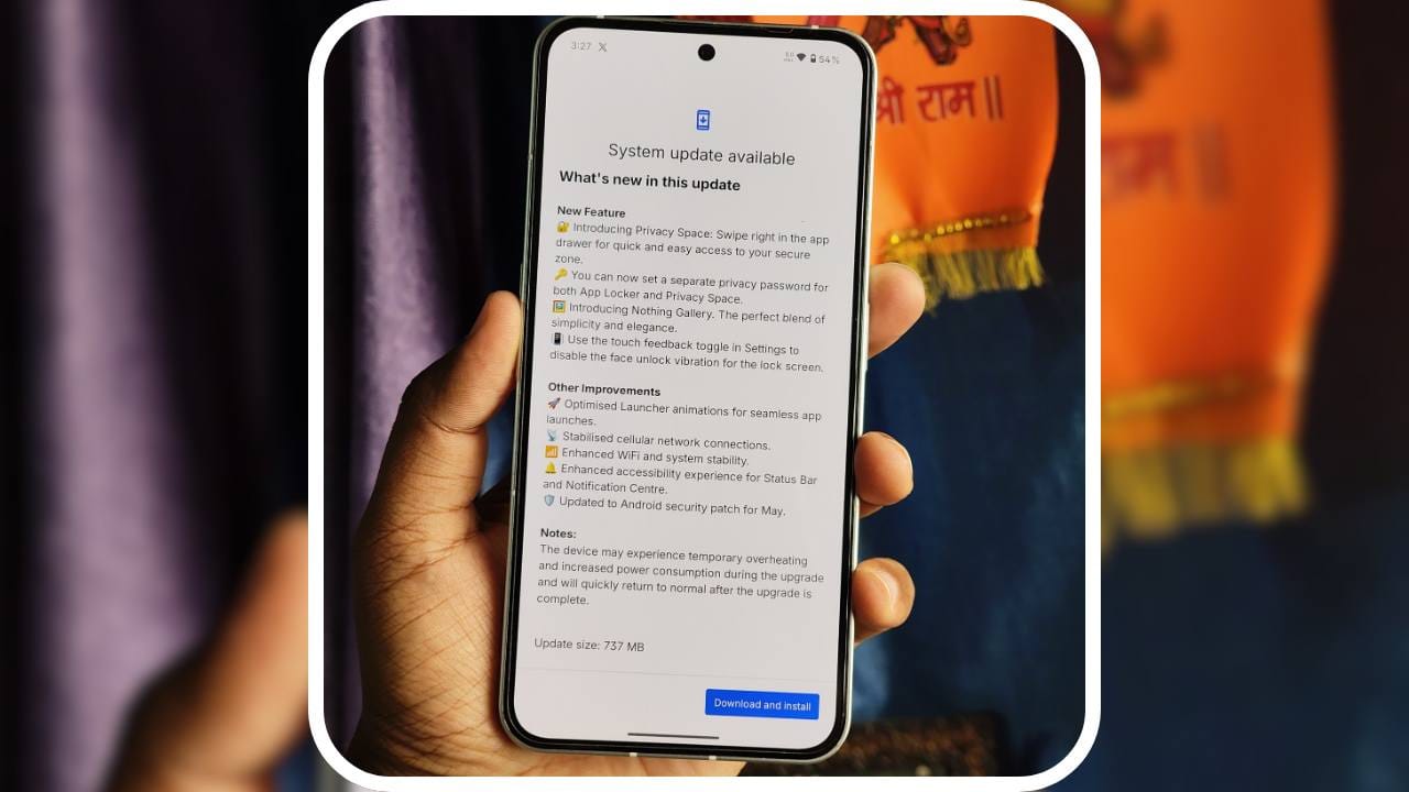 Nothing Phone 2 May Nothing OS 3.0 Update