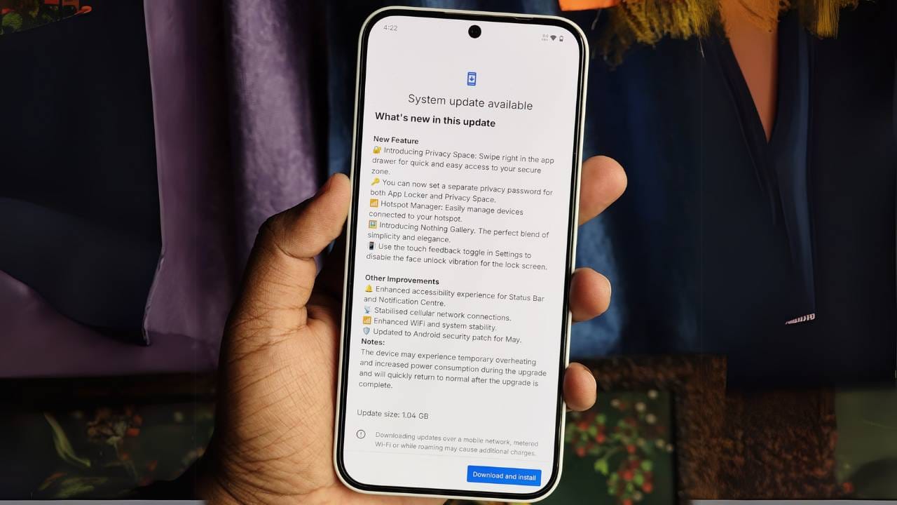Nothing Phone 2a May Nothing OS 3.0 Update