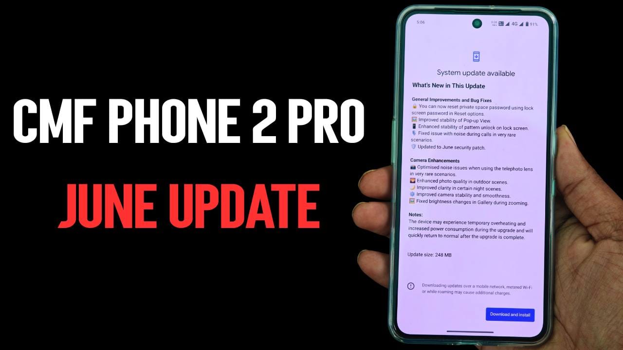CMF Phone 2 Pro June Update