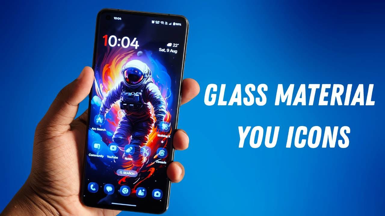 Glass Material You Icons