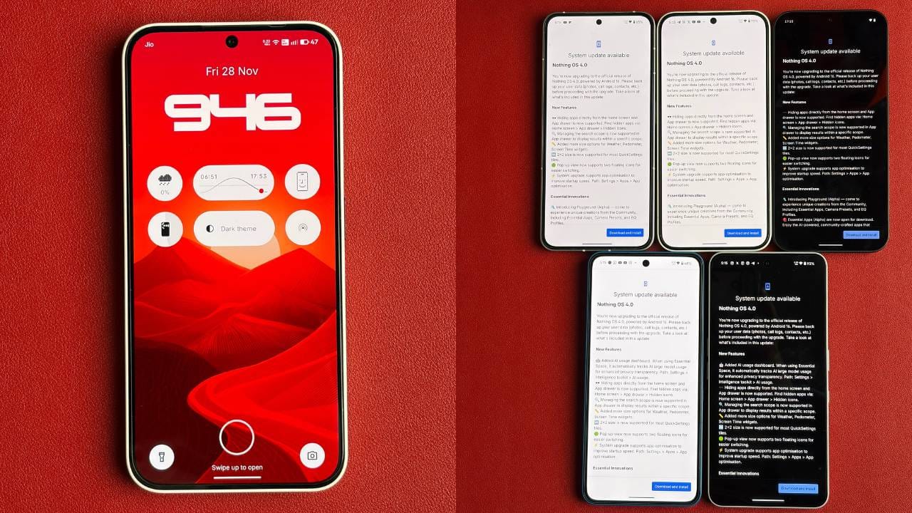 Nothing OS 4.0 Stable Update for Phone 2a