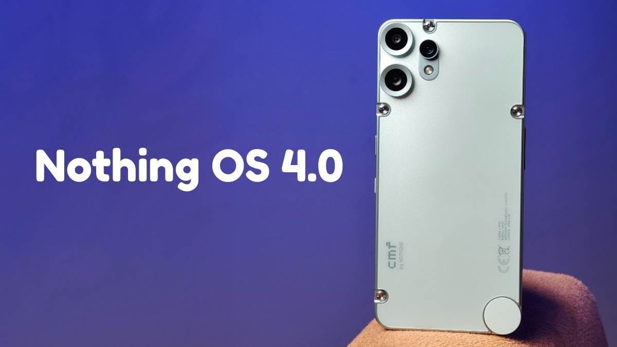 Nothing OS 4.0 CMF Phone 2 Pro