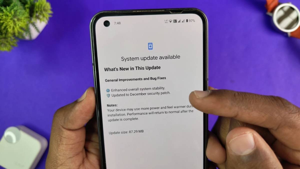 Nothing Phone 1 December Update NOS 3.2