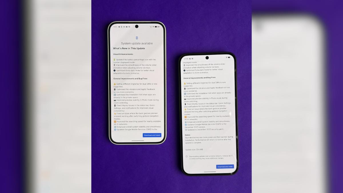 Nothing OS 4.0 Deember Update for Nothing Phone 2a and 2a plus