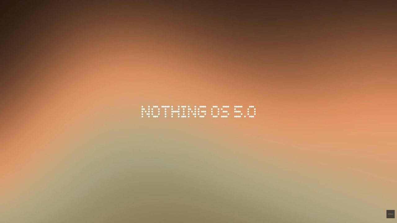 Nothing OS 5.0 Update